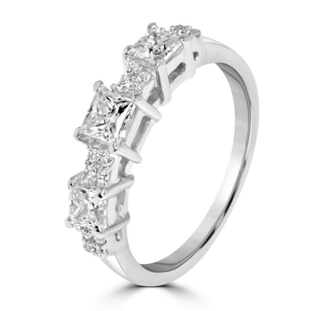 The Silver Crescendo Ring