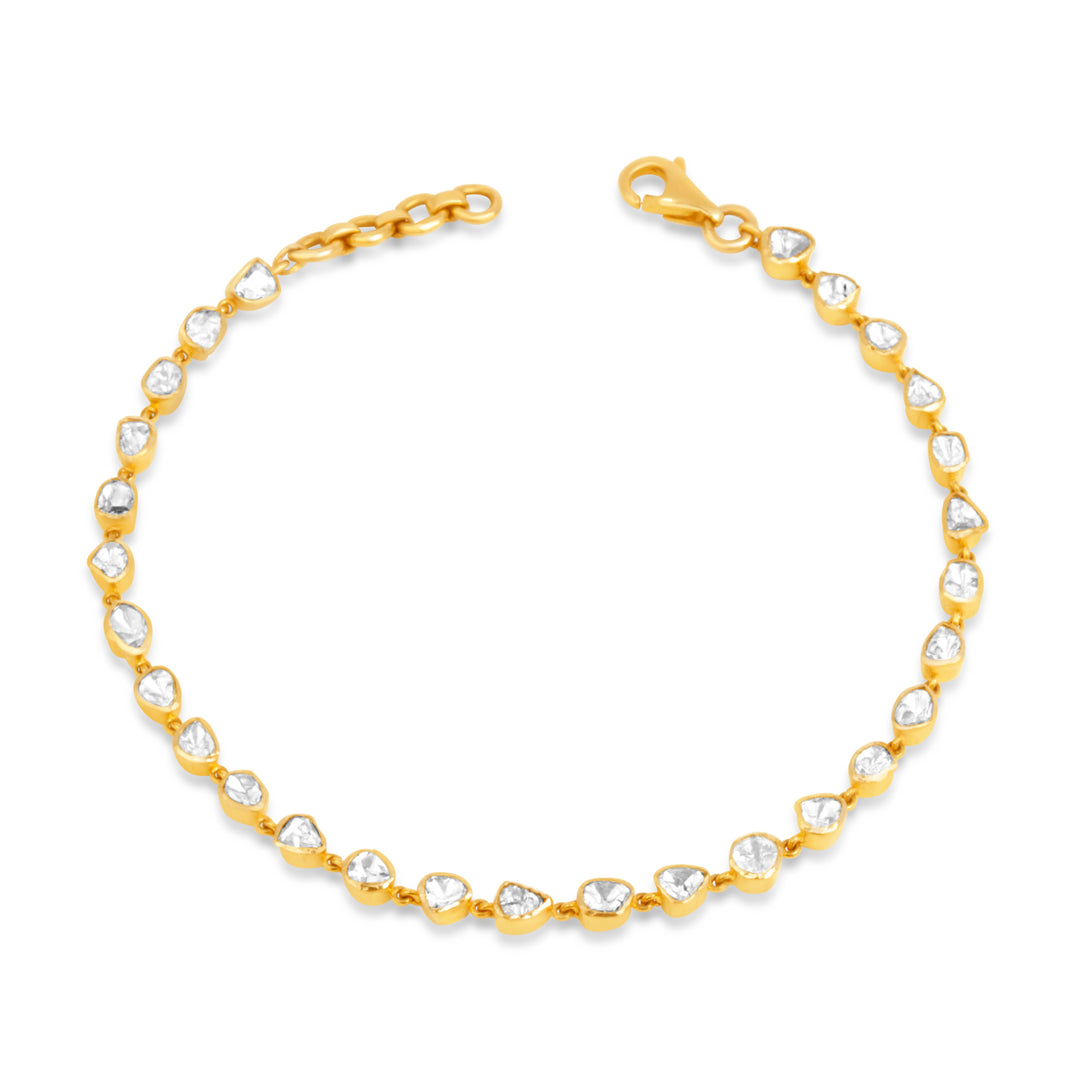 Exquisite Polki Tennis bracelet