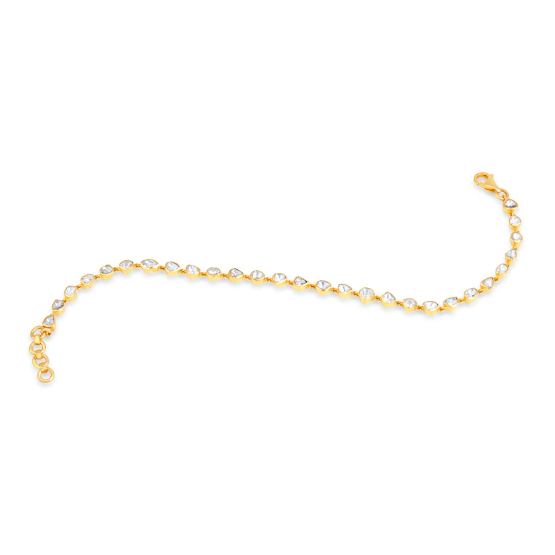 Exquisite Polki Tennis bracelet