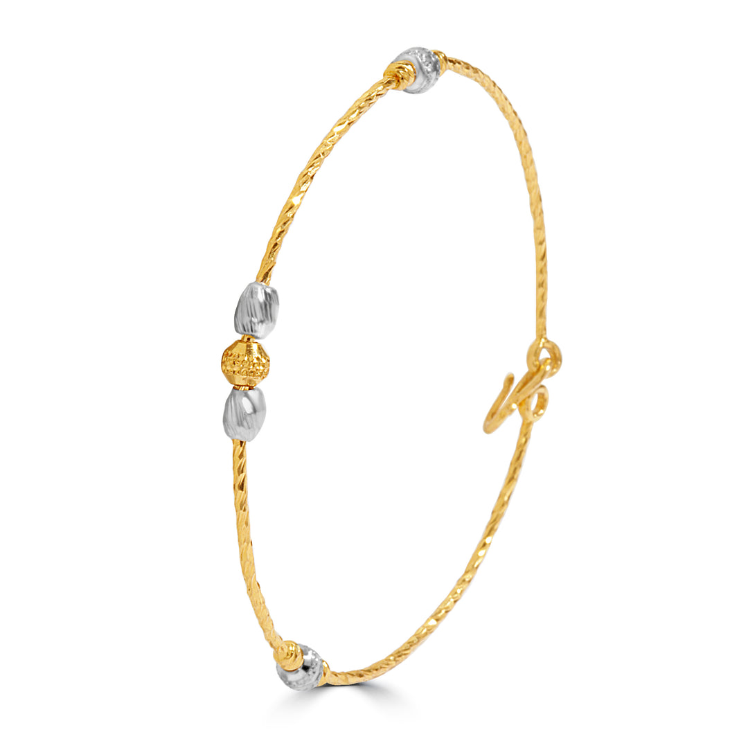 Modern Flexible Gold Bracelet