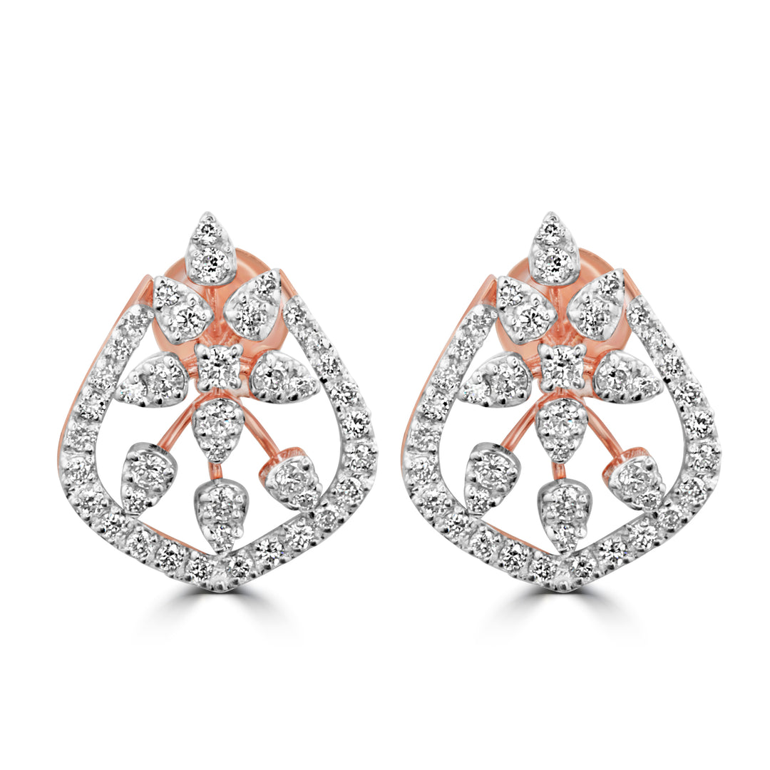 Floral Fire Earrings