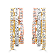 Three Striped Earring