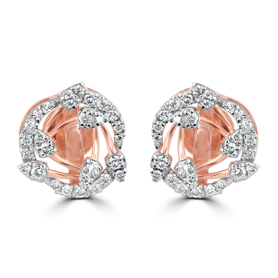 Cosmic Triangle Earrings