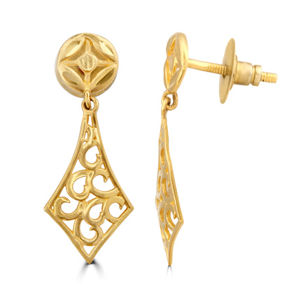 GOLD EARRINGS FILIGREE