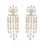 Load image into Gallery viewer, Golden Eternity In Diamonds Earrings
