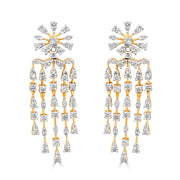 Golden Eternity In Diamonds Earrings