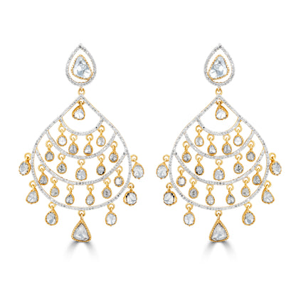 POLKI CHANDBALI EARRINGS