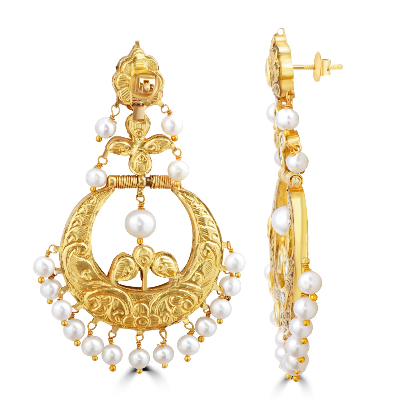 POLKI CHANDBALI EARRINGS