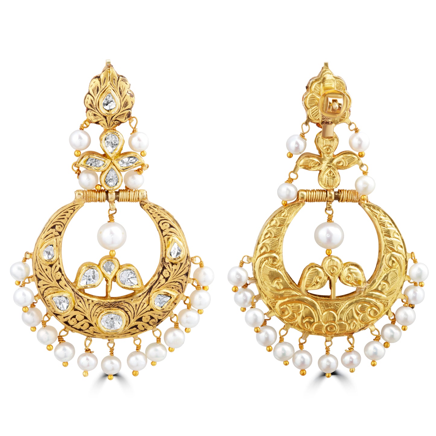 POLKI CHANDBALI EARRINGS