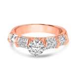 Load image into Gallery viewer, Rose Gold Solitaire Ring Gift Idea for Wife