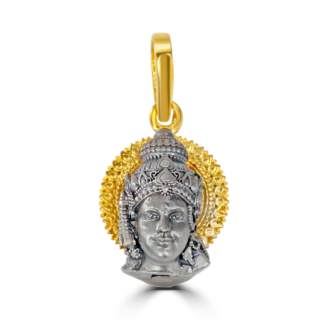 Aesthetic Dual Tone God Pendant Gift Idea - Lord Kartik Jewellery