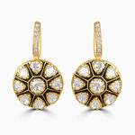 Load image into Gallery viewer, Aesthetic Polki Studded Earrings Gift Idea for Wedding - Ethnic Jewellery