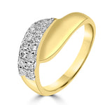 Load image into Gallery viewer, Modern Gold Plated Ring Aesthetic Gift for Women - Latest Jewellery Design