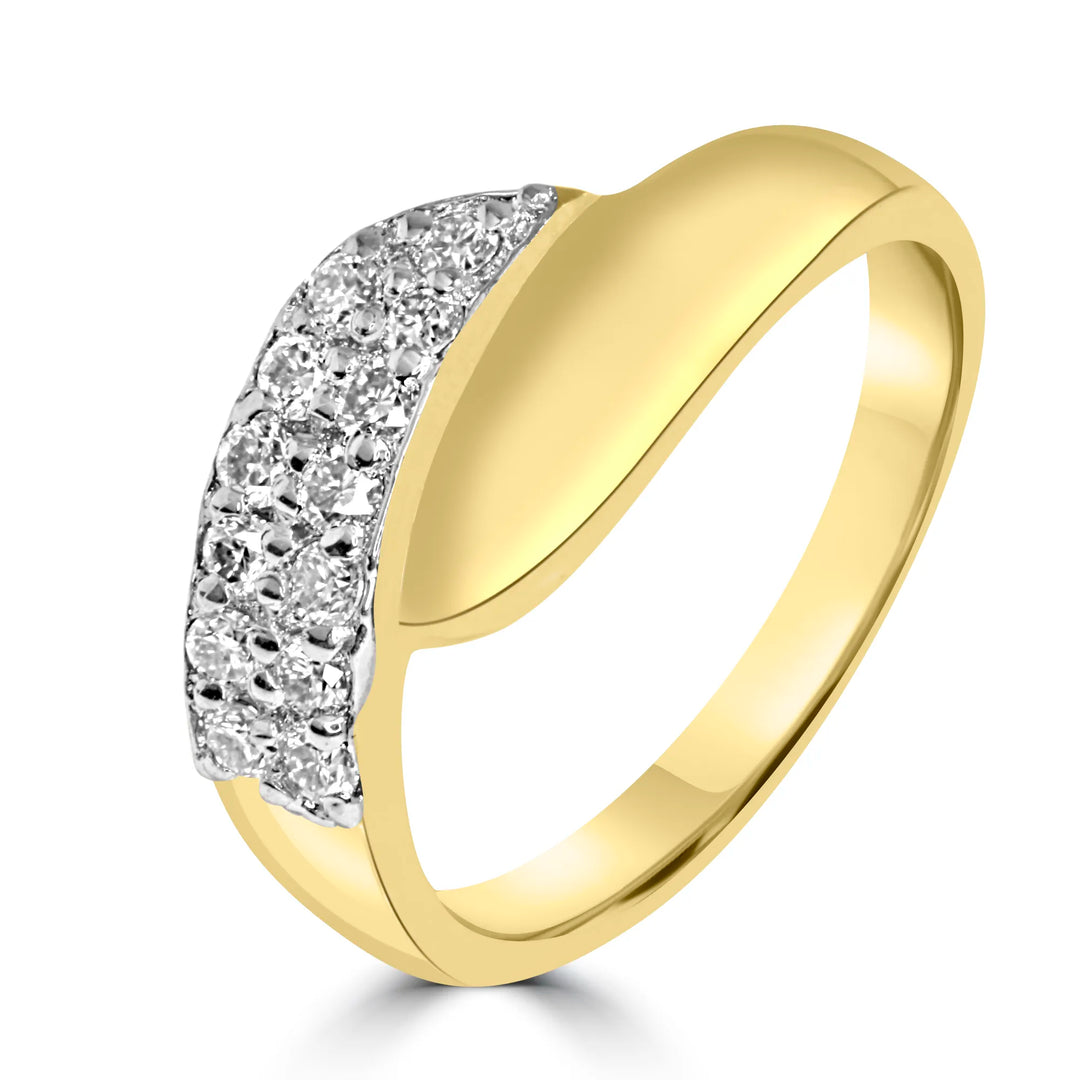 Modern Gold Plated Ring Aesthetic Gift for Women - Latest Jewellery Design