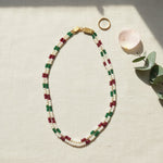 Load image into Gallery viewer, Multicolor Beaded Pearl Necklace for Women – Elegant Minimal Layered Jewellery