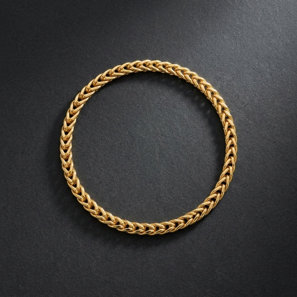 Gold Cuban Link Bracelet for Men