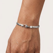 925 Sterling Silver Cuban Link Bracelet for Men