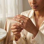 Load image into Gallery viewer, Oval Solitaire Gold Ring for Women – Elegant Diamond Statement Ring