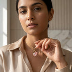 Load image into Gallery viewer, Gold Swan Lab Grown Diamond Pendant Necklace