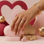 Load image into Gallery viewer, 9kt-gold-pearl-flower-open-ring