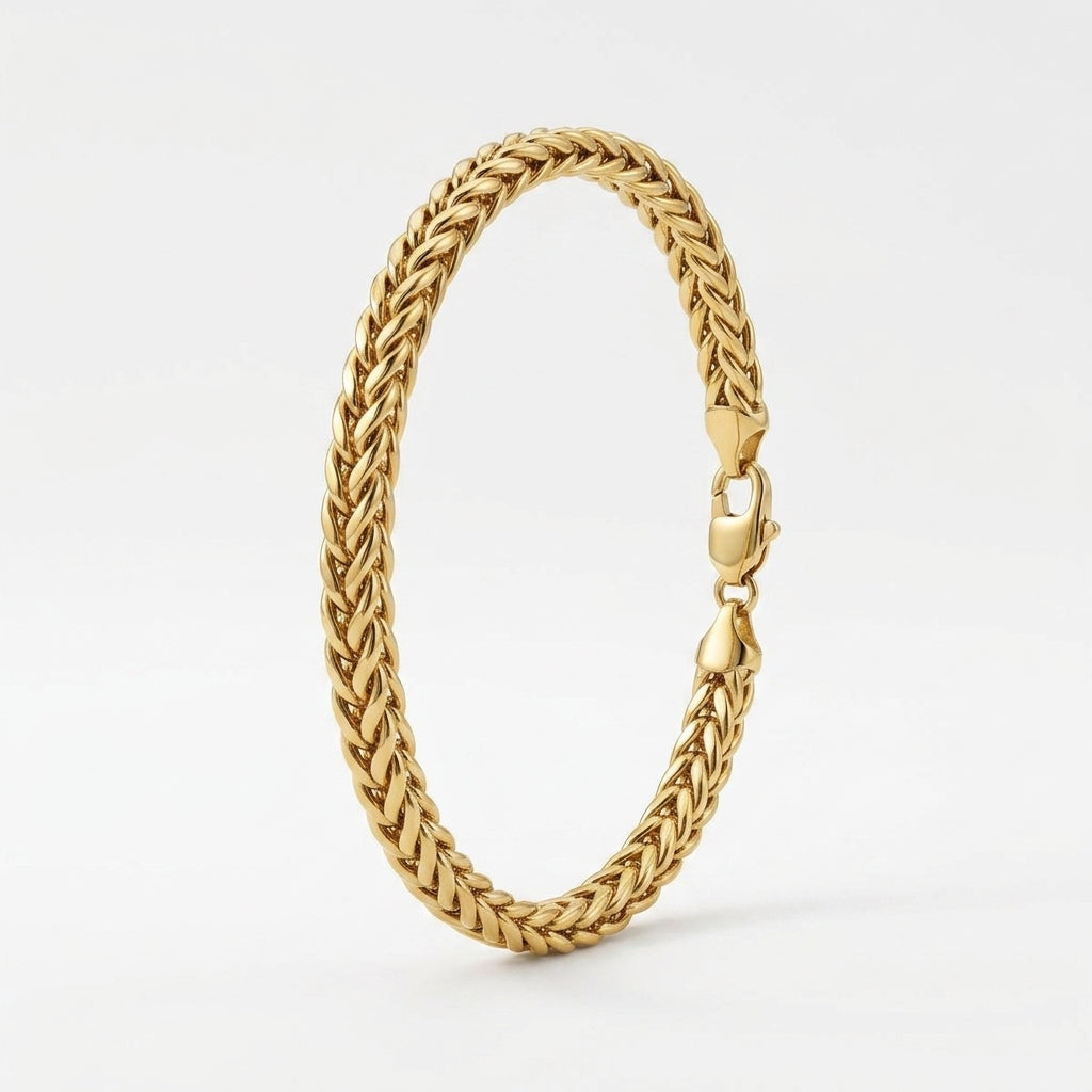 Gold Cuban Link Bracelet for Men