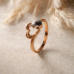 Load image into Gallery viewer, Romantic Double Heart Ring Gift for Girlfriend - Valentine Jewellery Idea