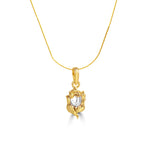 Load image into Gallery viewer, Stylish Gold Plated Ganpati Locket on Model - Daily Wear Spiritual Jewellery