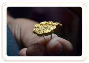 Jewellery piece with complete meenakari / enameling